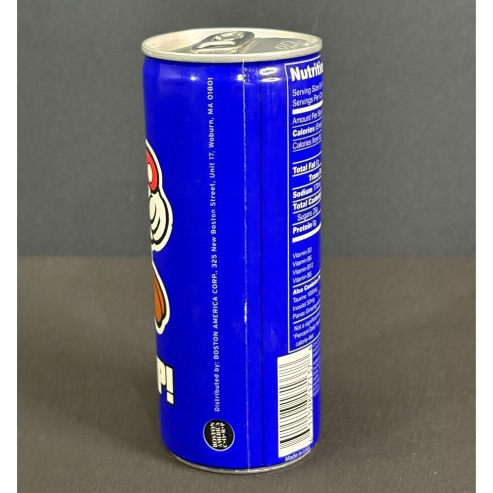Super Mario Bros Power Up Energy Drink Nintendo 2007 Luigi Brothers Caffeine - Picture 3 of 9
